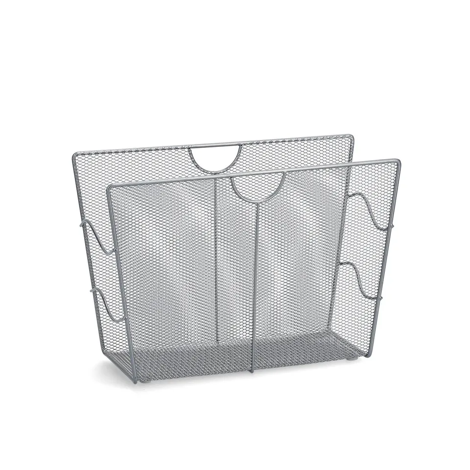 zeller-present-home-living-zeitungsst-nder-mesh-metall-2 image 1