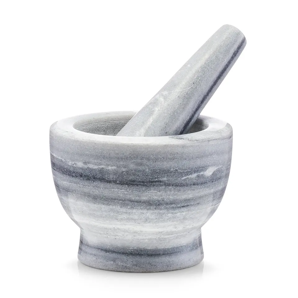 zeller-present-k-che-m-rser-st-el-set-marmor-grau image 1