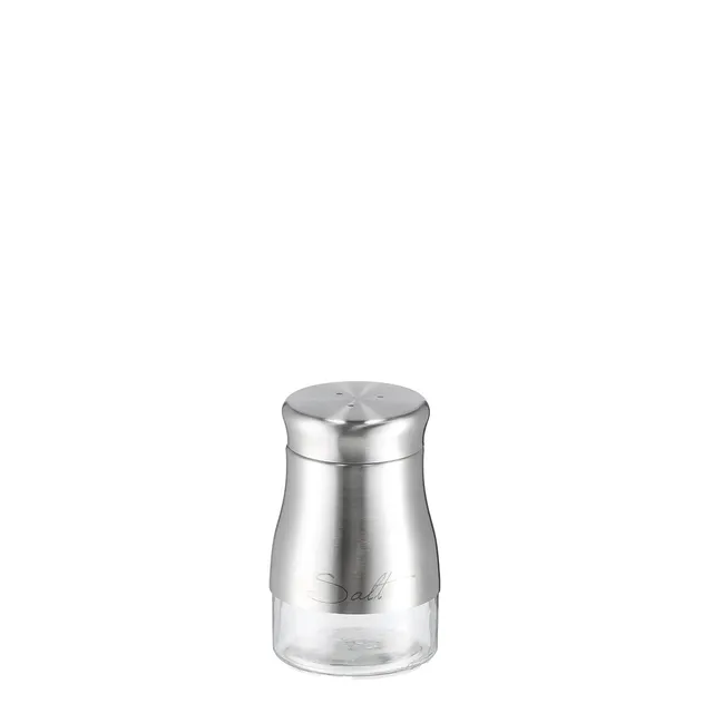 zeller-present-salt-salzstreuer-glas-edelstahl-3-l-cher image 1