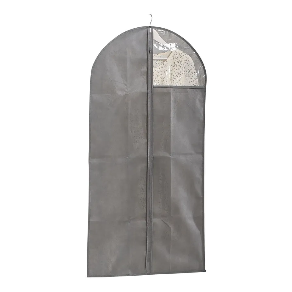 zeller-present-home-kleiderh-lle-vlies-grau-mit-fenster image 1