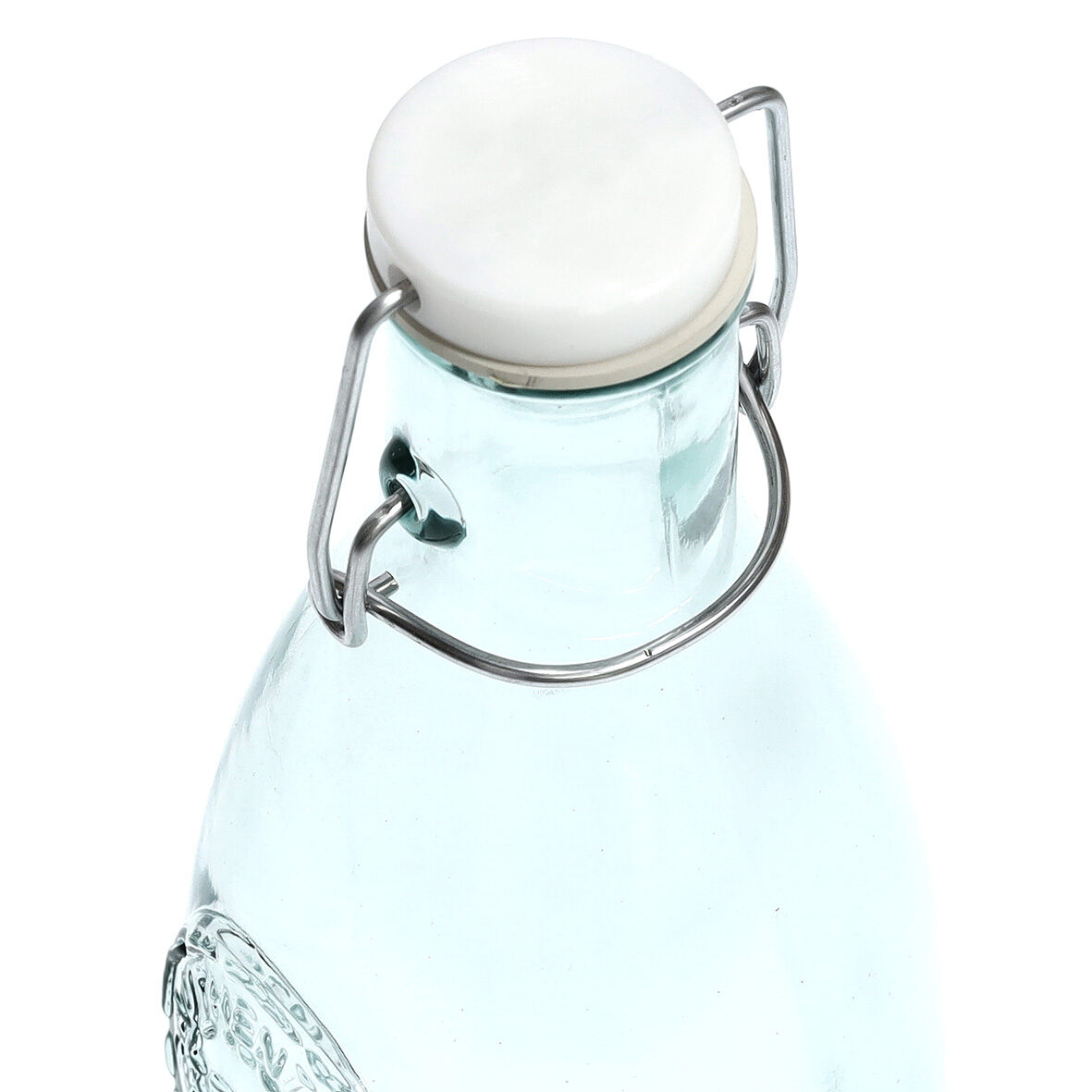 zeller-present-k-che-glasflasche-recycled-990-ml-b-gel image 4