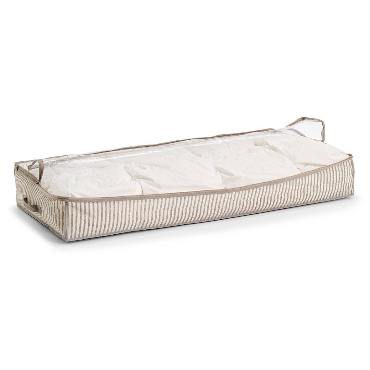zeller-present-stripes-unterbett-aufbewahrungstasche-vlies image 2