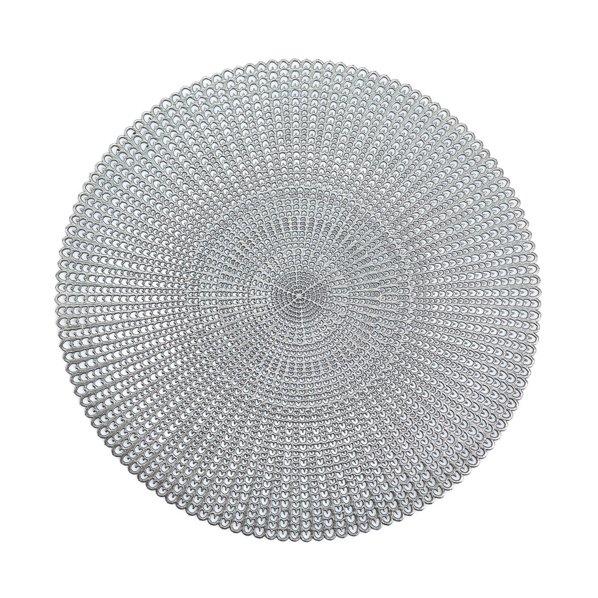 zeller-present-cut-out-platzset-6er-set-silber-pvc image 2