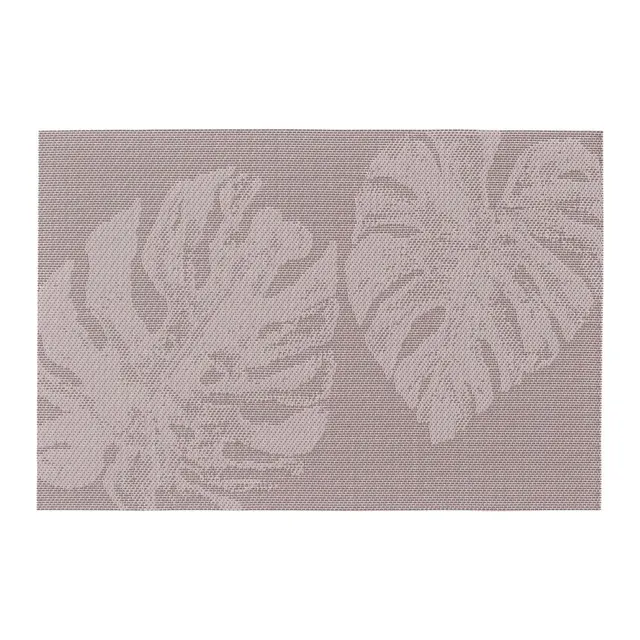 zeller-present-table-monstera-blatt-platzset-pflaume-kunststoff image 1