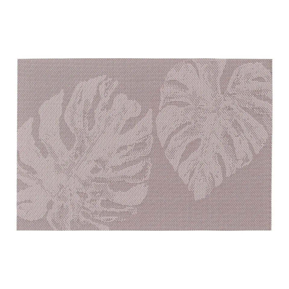 zeller-present-table-monstera-blatt-platzset-pflaume-kunststoff image 1