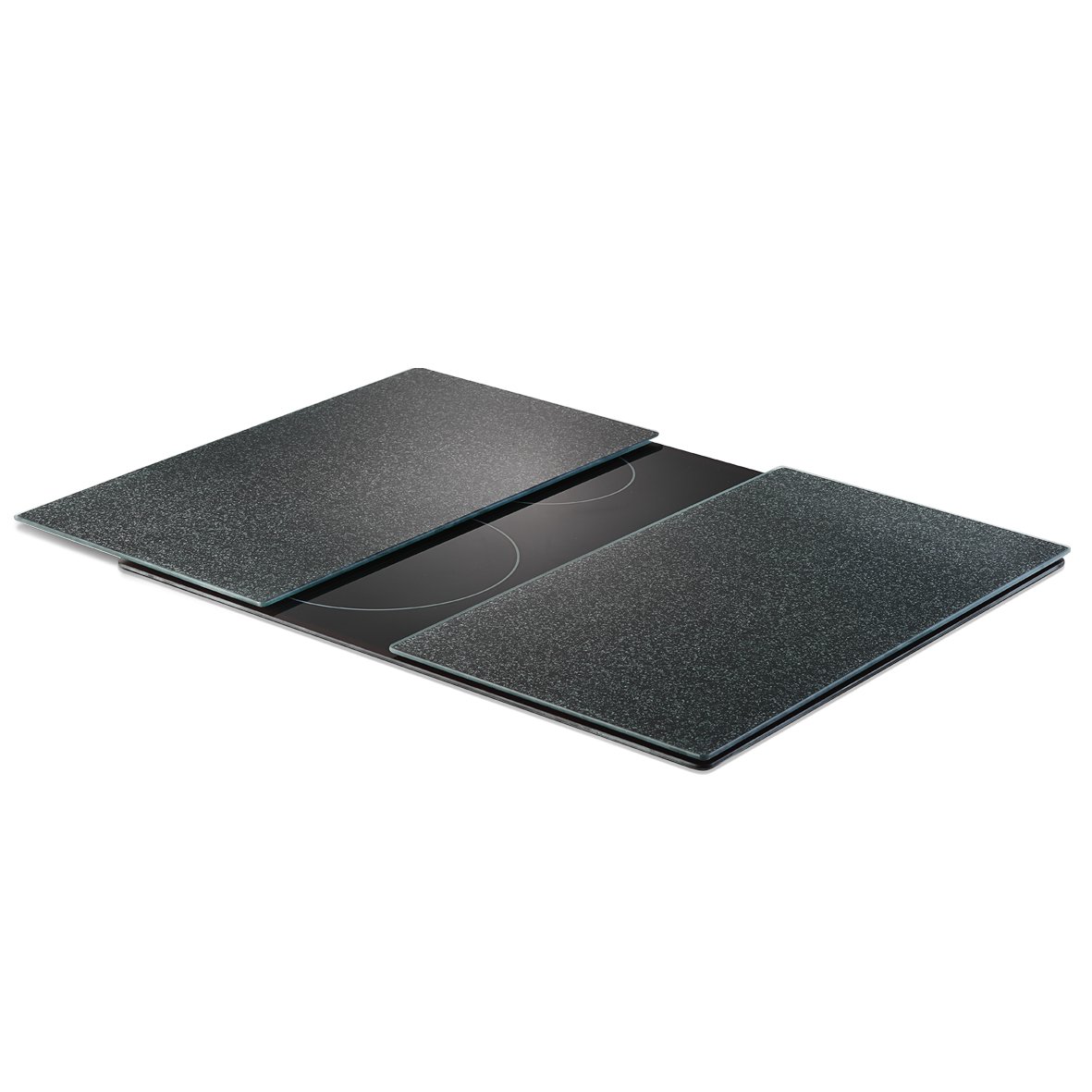 zeller-present-granit-herdabdeckplatten-set-2-tlg-glas image 3