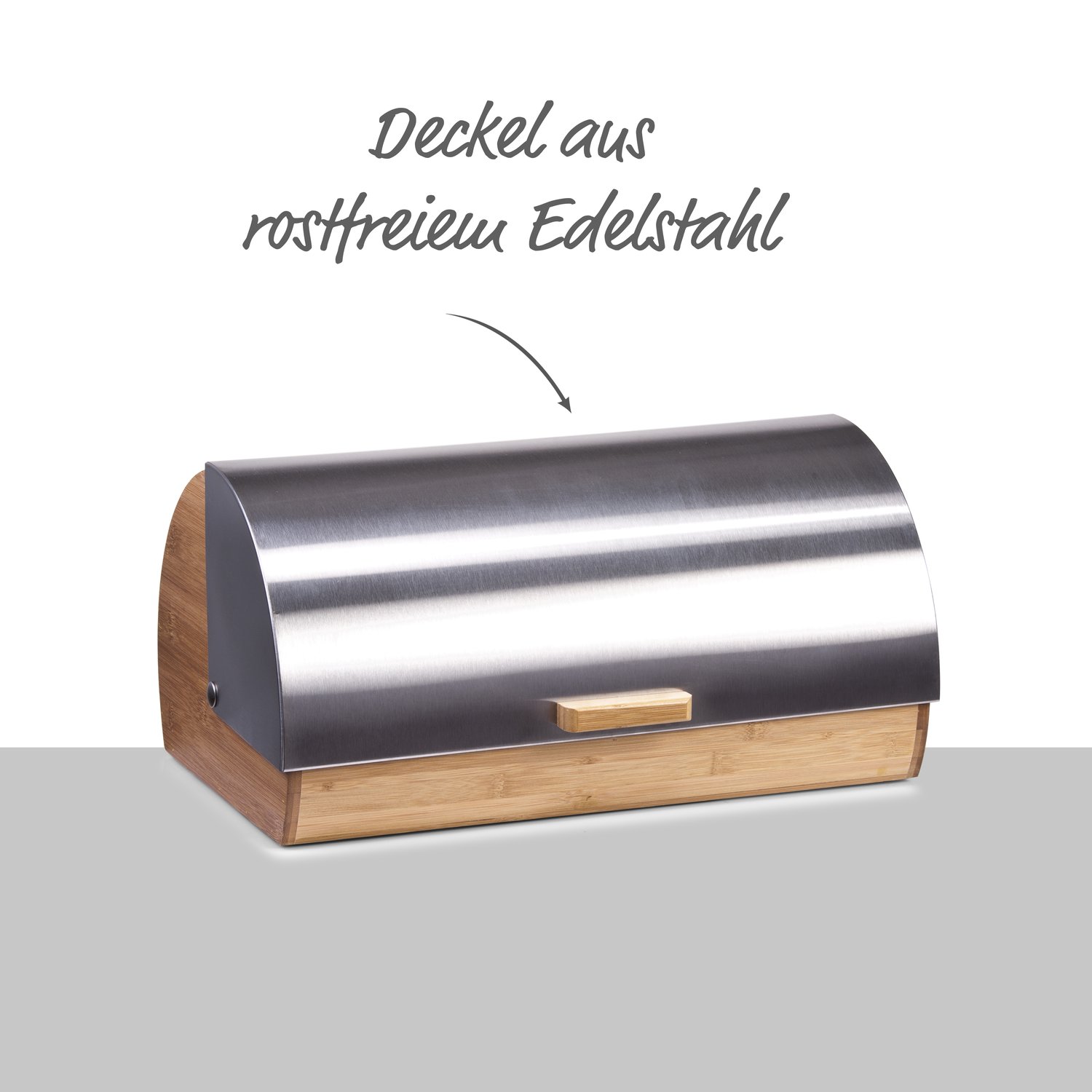 zeller-present-k-che-brotkasten-bambus-edelstahl image 2