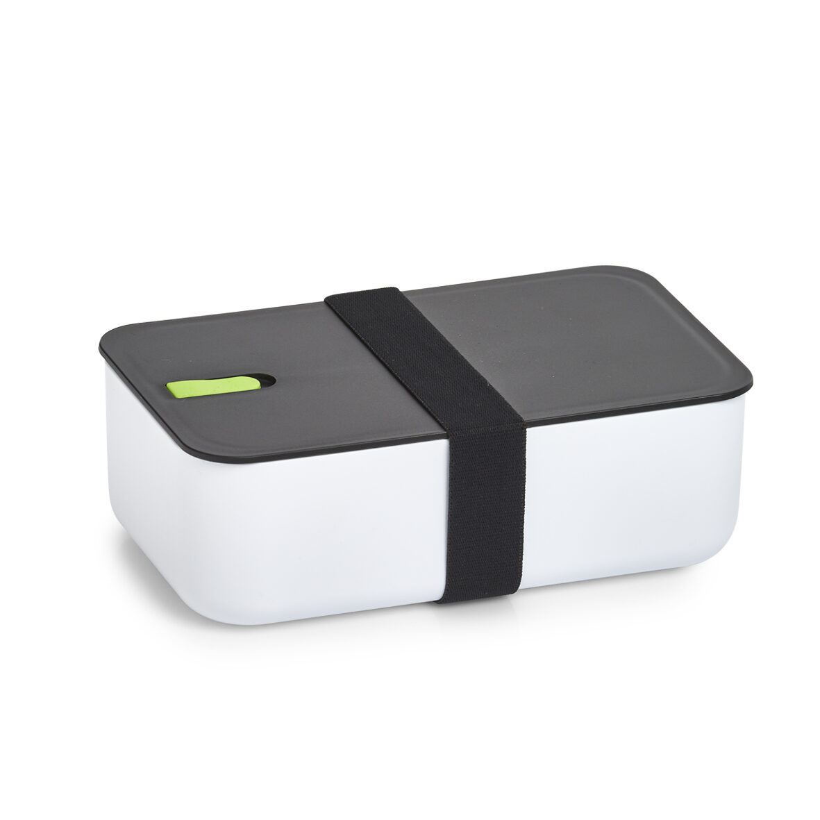 zeller-present-k-che-lunch-box-kunststoff-wei-schwarz-gr-n image 1