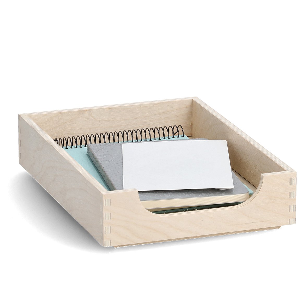 zeller-home-ablagebox-birke-a4-unbehandelt-holz image 2