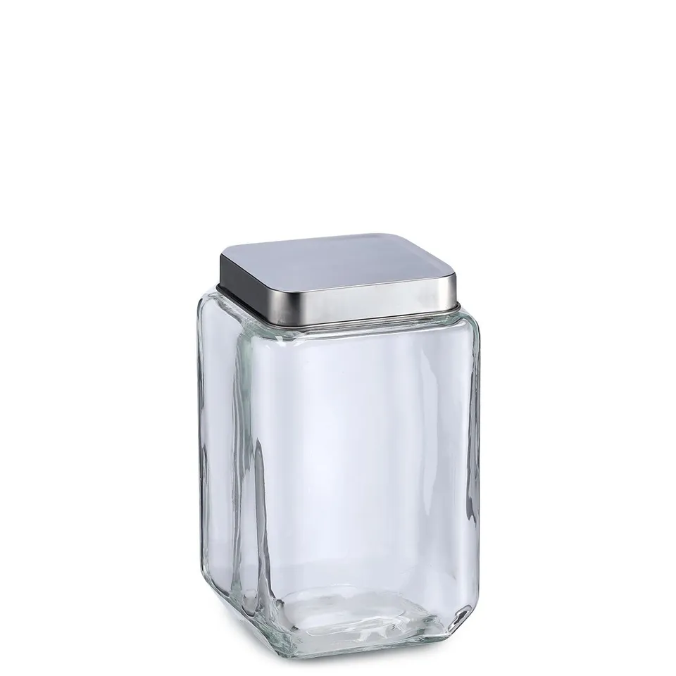 zeller-present-k-che-vorratsglas-edelstahldeckel-1500-ml image 1