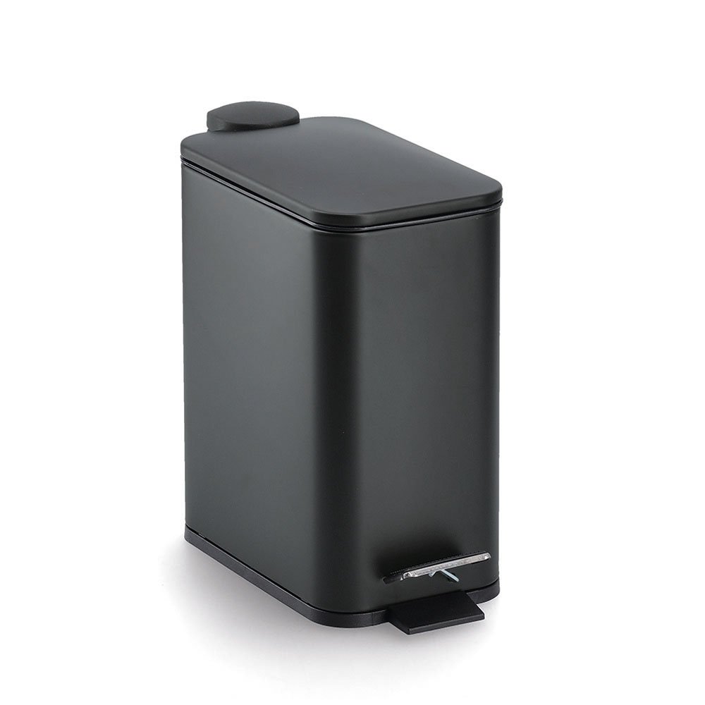 zeller-present-bad-treteimer-soft-close-5-liter-schwarz image 1