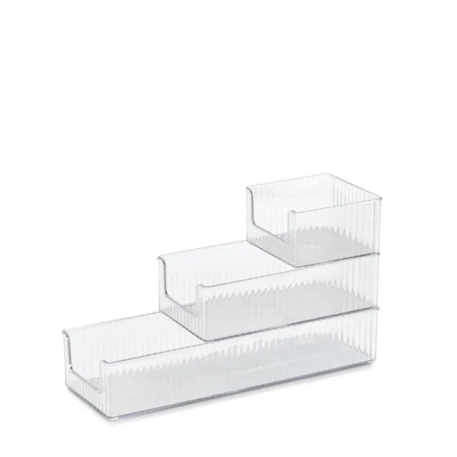 zeller-present-utensilien-organizer-set-3-tlg-transparent image 1