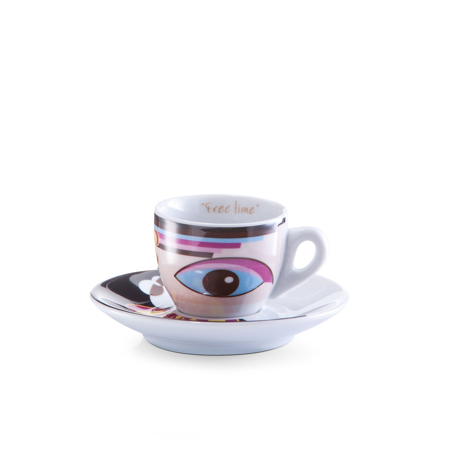 zeller-present-magic-eyes-espresso-set-porzellan-12-tlg-bunt image 3
