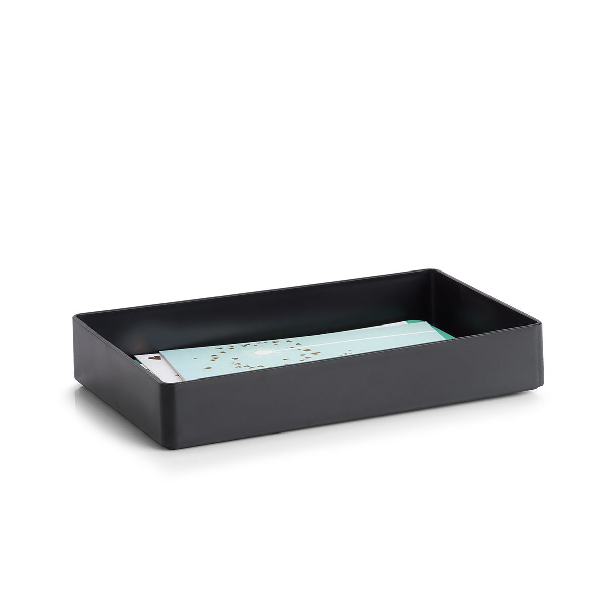 zeller-present-utensilien-organizer-kunststoff-schwarz-stapelbar image 3