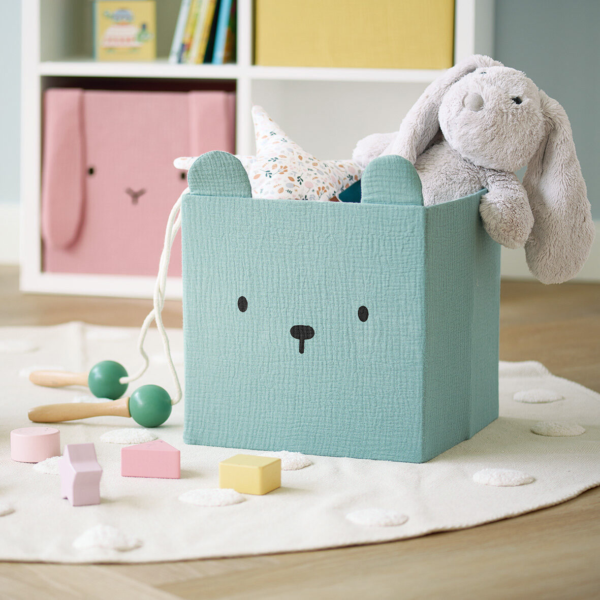 zeller-present-kids-aufbewahrungsbox-b-r-musselin-mint image 5