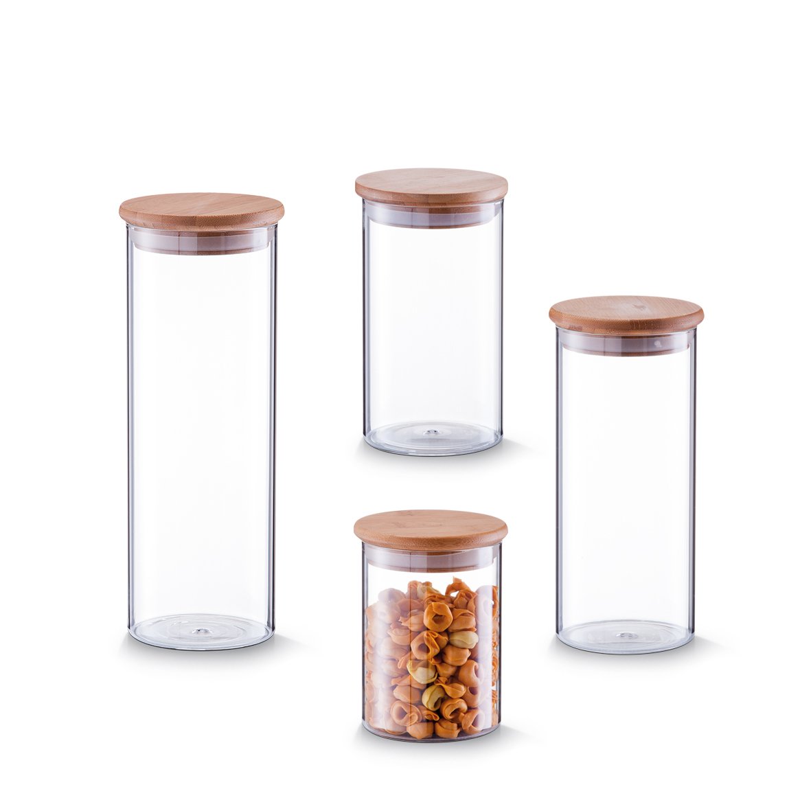 zeller-present-k-che-vorratsglas-mit-bambusdeckel-750-ml-glas image 3