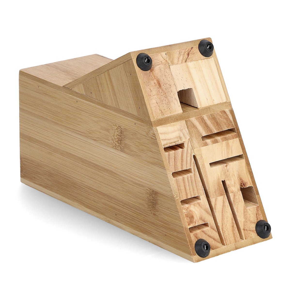 zeller-present-k-che-messerblock-bambus-f-r-haushaltsmesser image 3