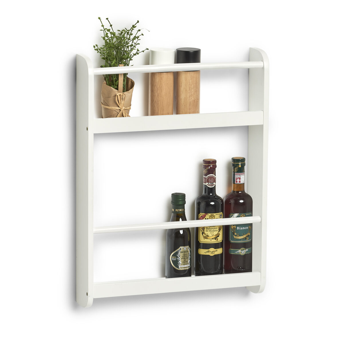 zeller-present-home-living-wandregal-2-ablagen-mdf-wei image 2