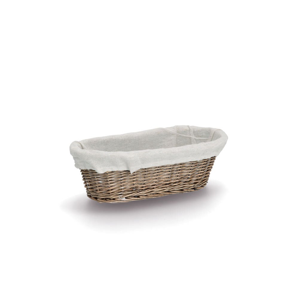 zeller-present-k-che-brotkorb-weide-canvas-mit-beutel image 1