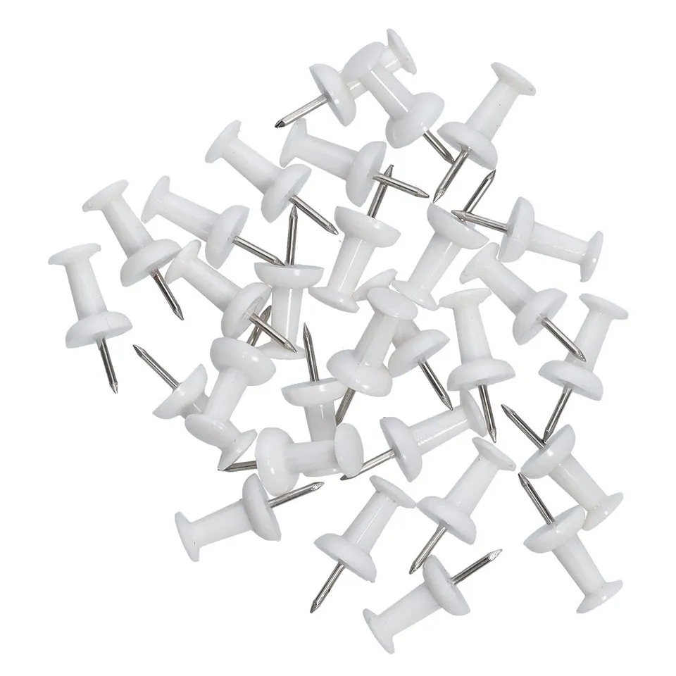 zeller-present-office-push-pins-set-pinnnadeln-25-tlg-wei image 1