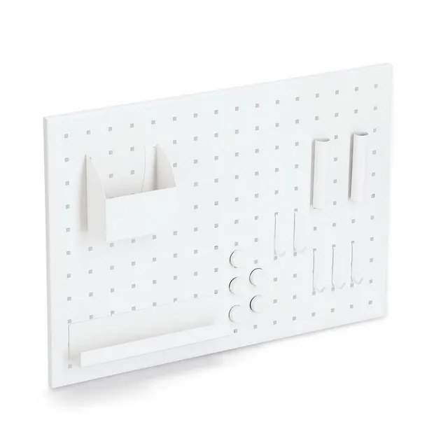 zeller-present-office-memoboard-metall-wei-mit-utensilien image 1
