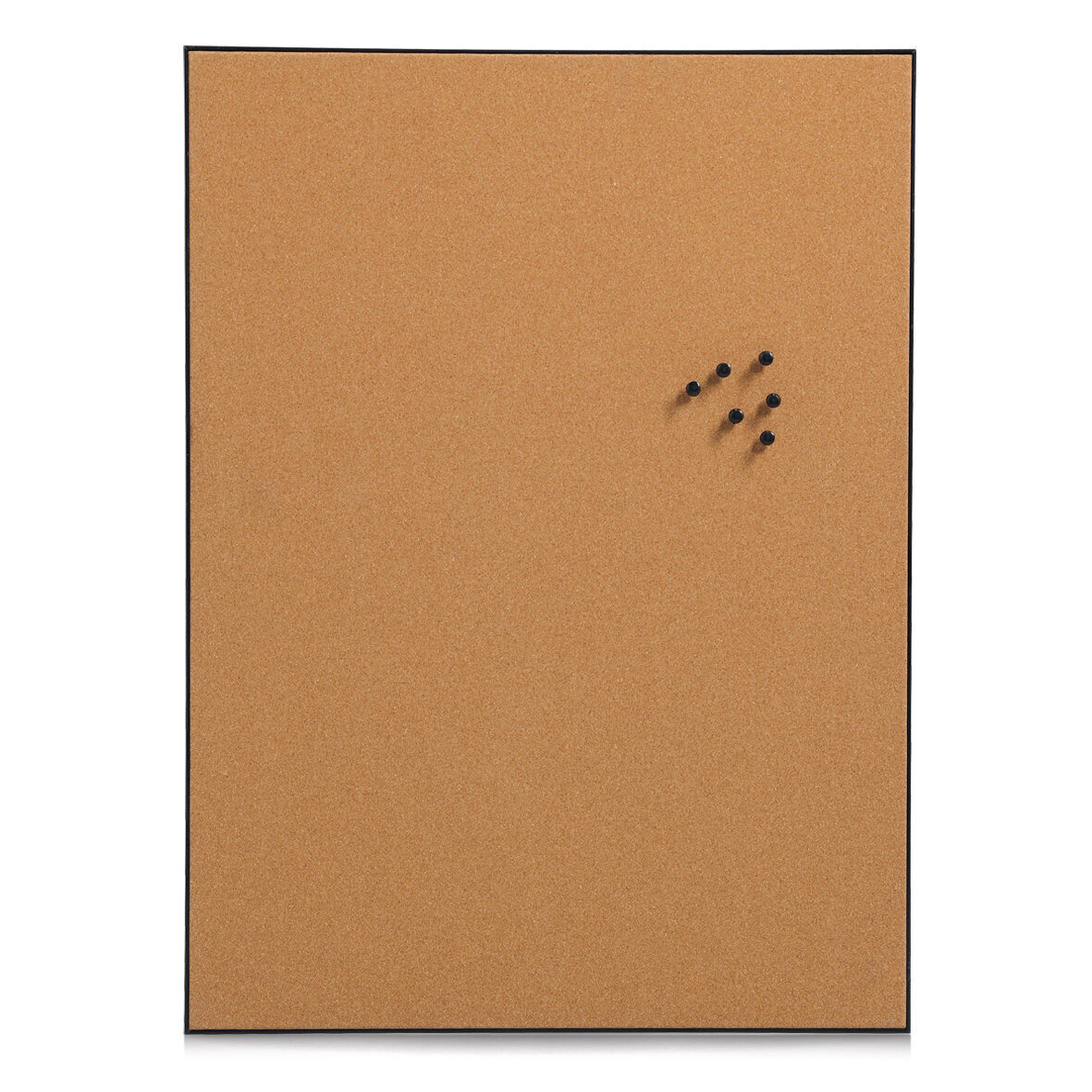 zeller-present-office-pinboard-kork-schwarz-mit-pins image 1