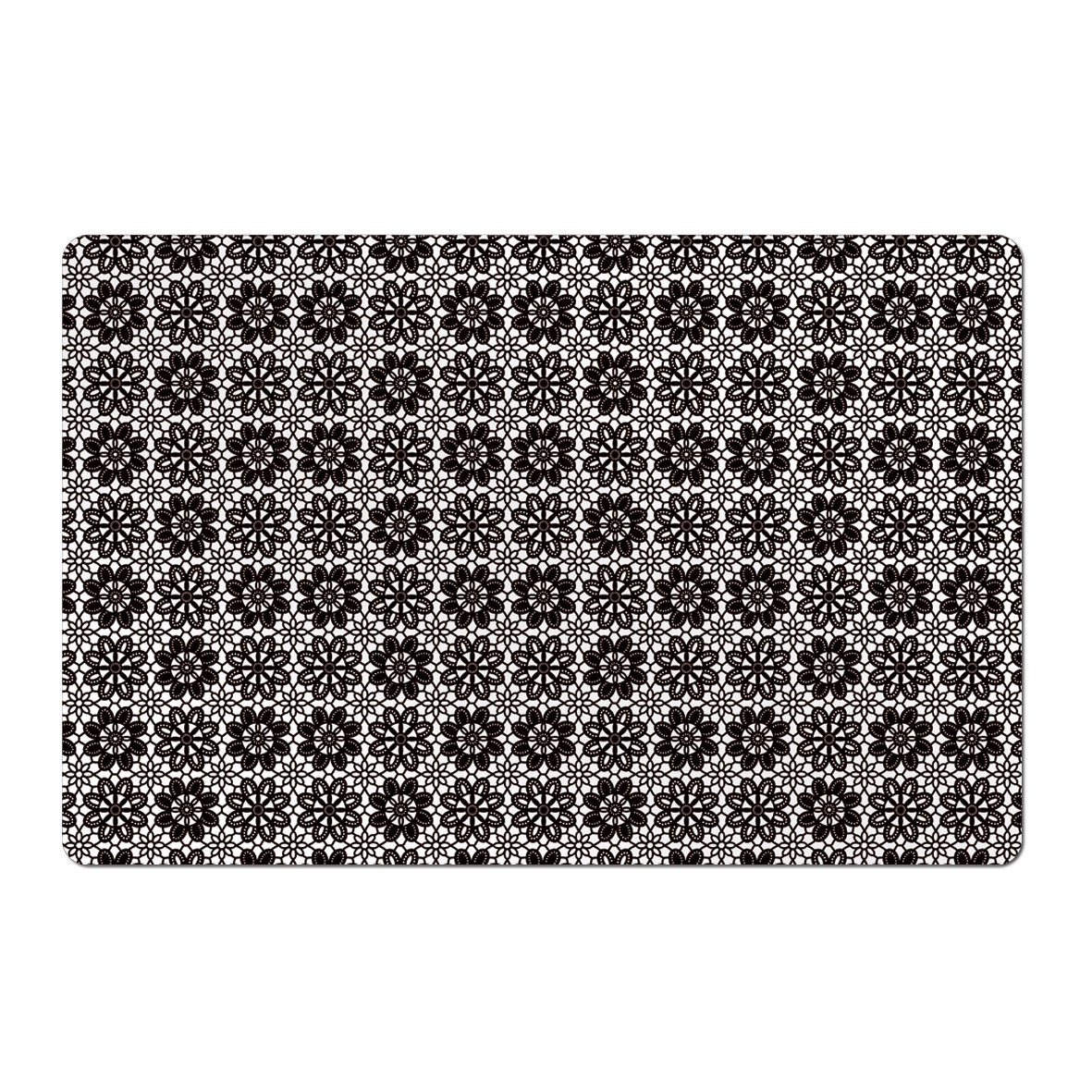 zeller-present-table-flowers-platzset-schwarz-tischset image 1