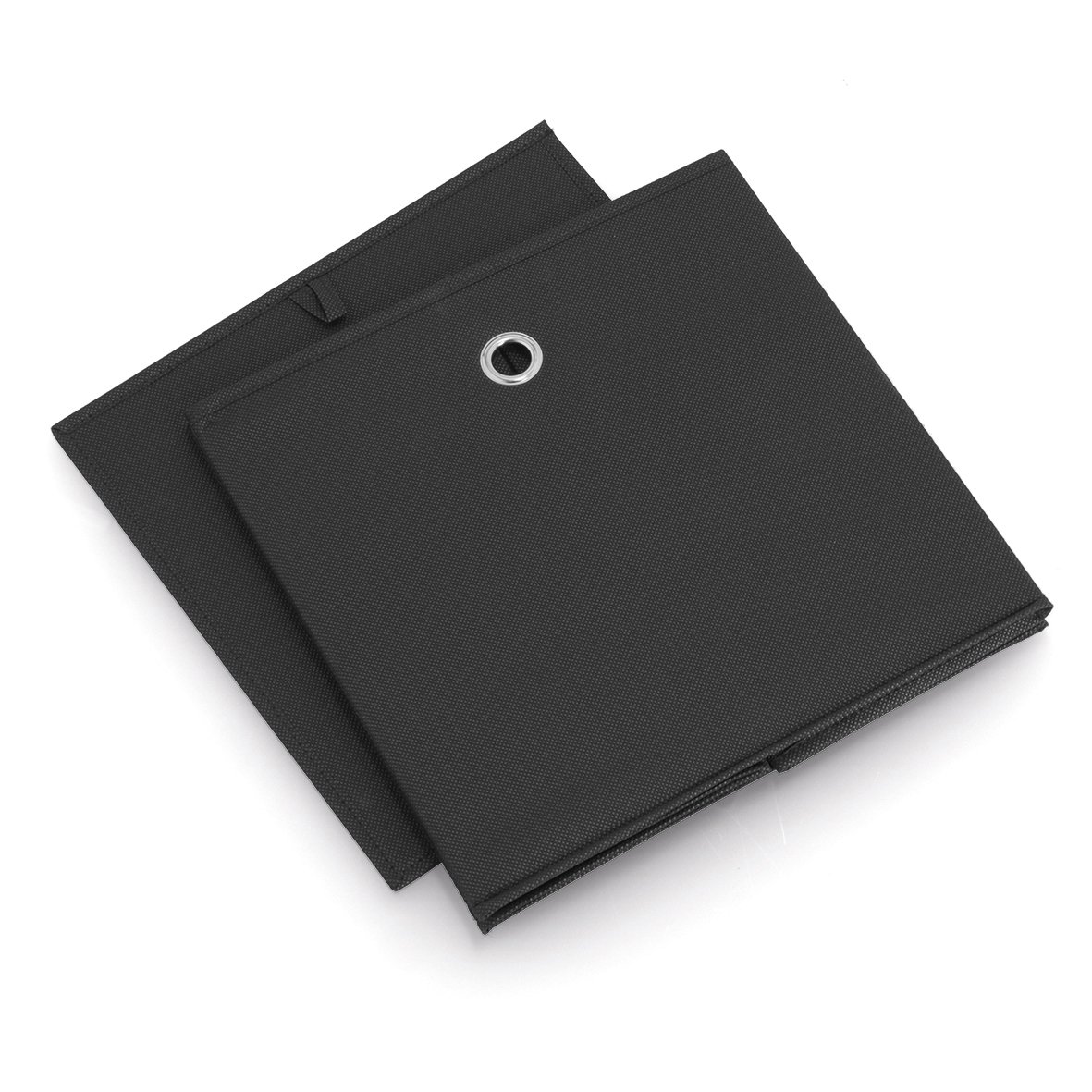 zeller-present-home-living-aufbewahrungsbox-vlies-schwarz-faltbar image 2