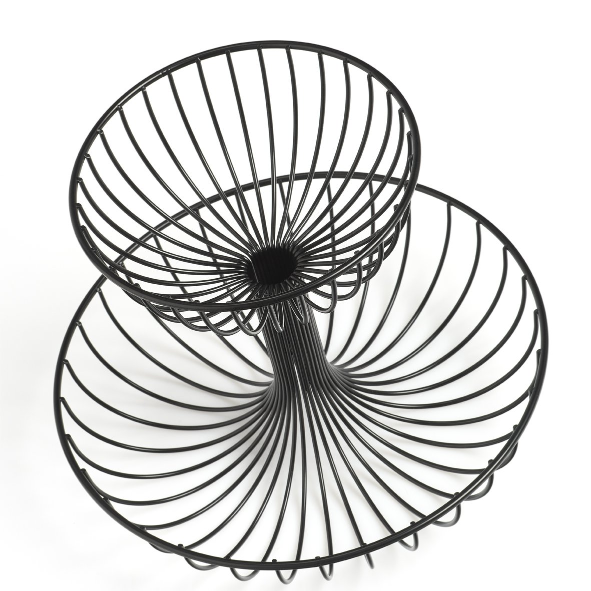 zeller-present-table-obst-etagere-2-lagig-metall-schwarz image 3