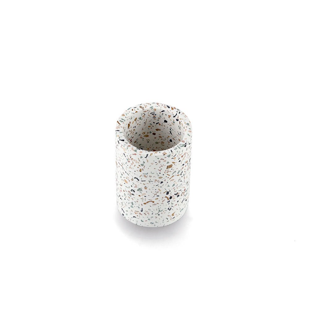 zeller-present-bad-zahnputzbecher-terrazzo-zement image 3