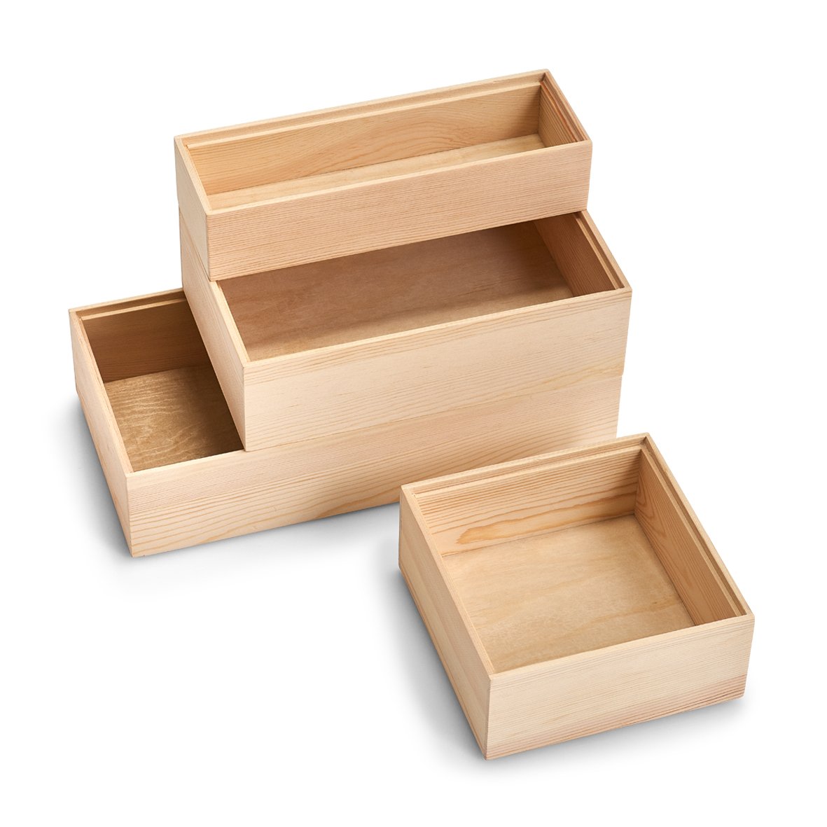 zeller-present-home-living-ordnungsbox-kiefer-holz-stapelbar image 4