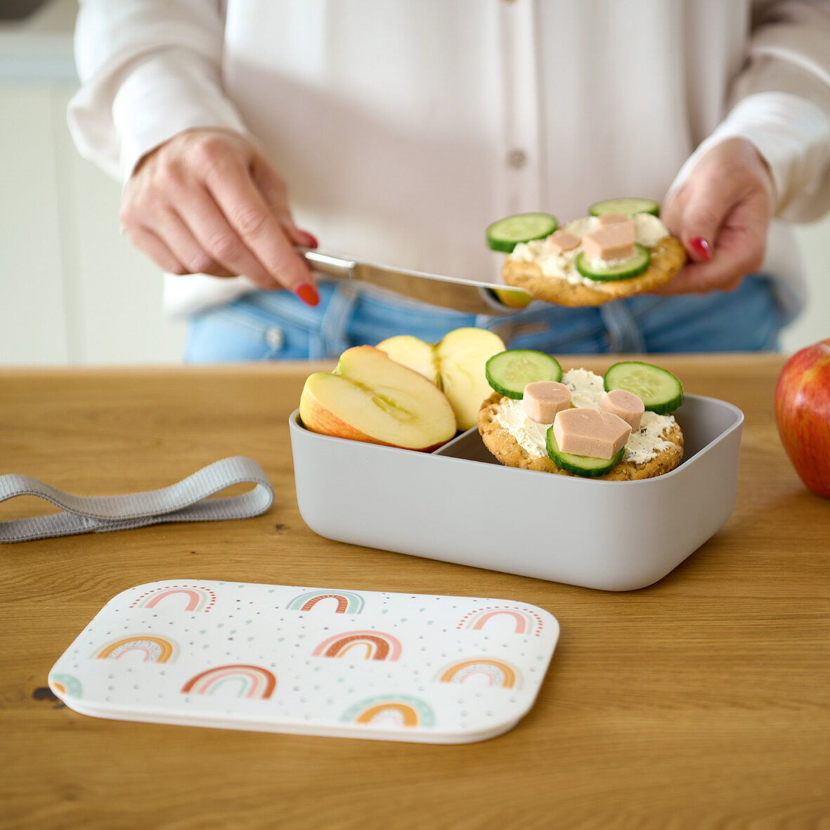 zeller-present-kids-lunch-box-rainbow-brotdose-kunststoff-mit-einteiler image 7
