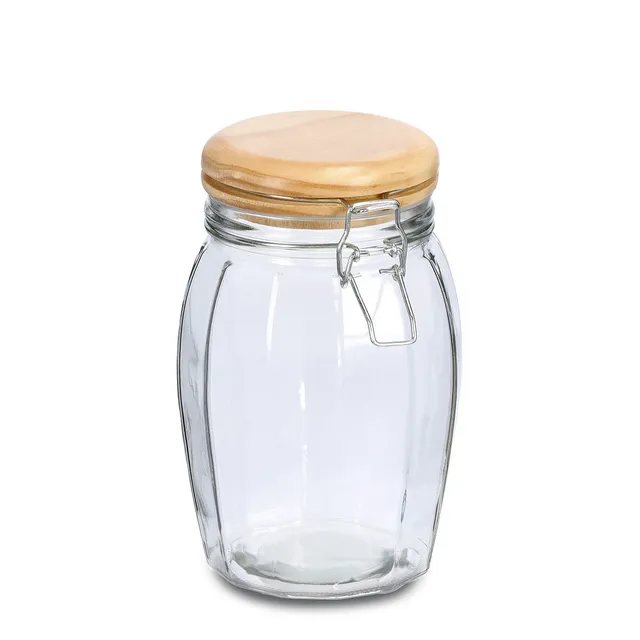 zeller-k-che-vorratsglas-b-gelverschluss-1200-ml-kiefer image 1