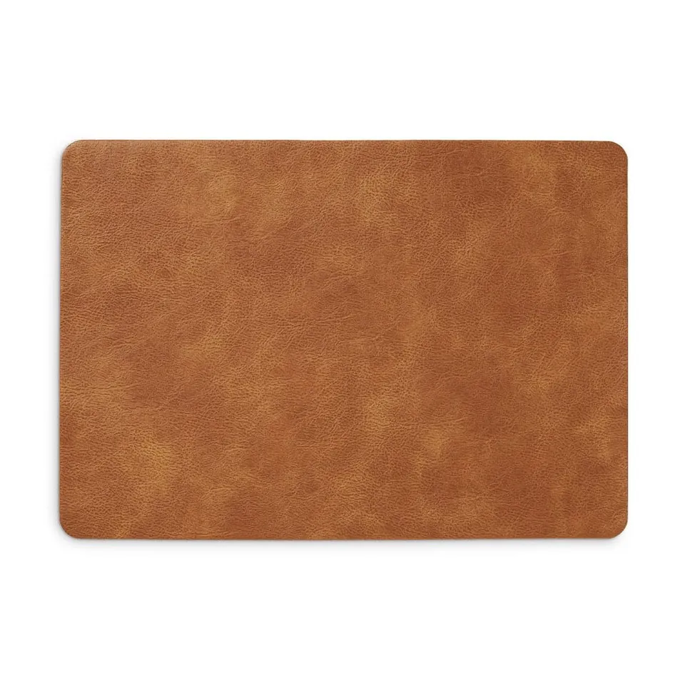 zeller-present-table-platzset-kunstleder-cognac-tischset image 1