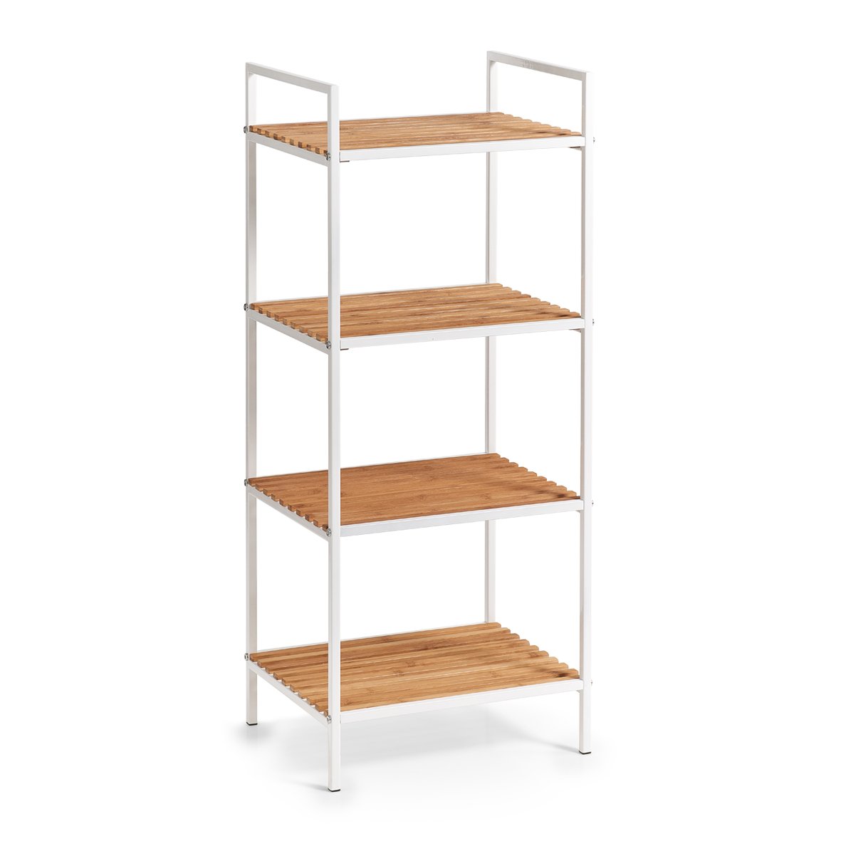 zeller-present-home-living-standregal-4-ablagen-bambus-wei image 1