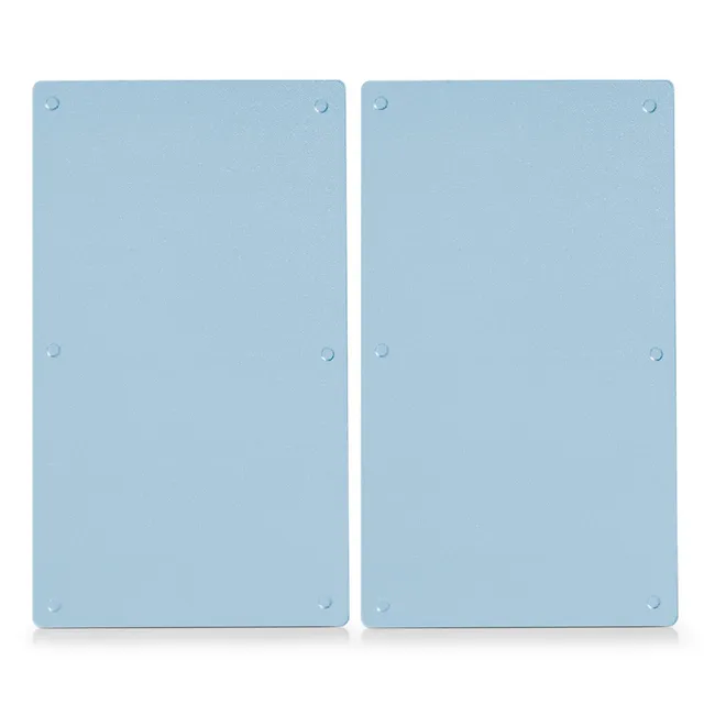 zeller-k-che-herdabdeckplatten-set-2-tlg-glas-schneideplatte image 1