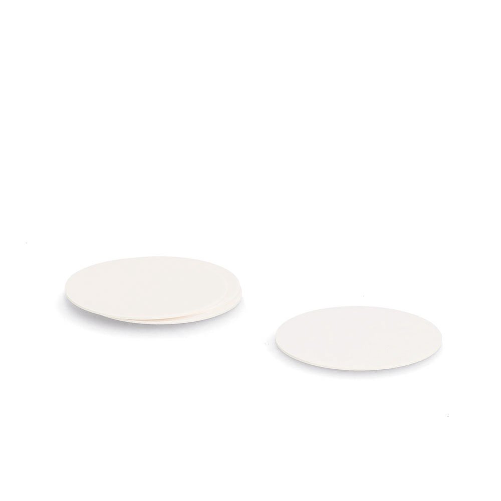 zeller-present-table-glasuntersetzer-kunstleder-wei-4er-set image 1