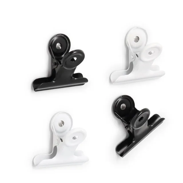 zeller-present-clips-magnet-set-4-tlg-schwarz-wei image 1