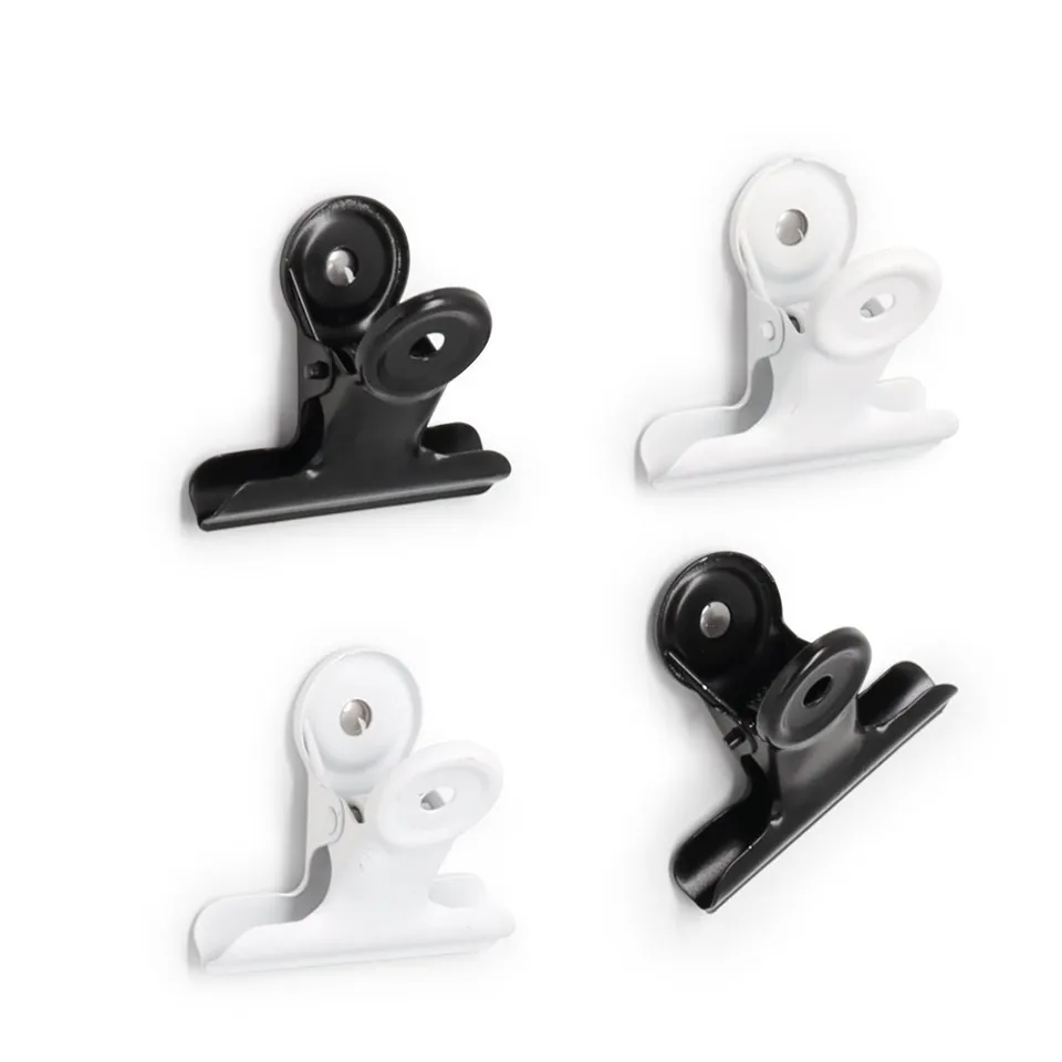 zeller-present-clips-magnet-set-4-tlg-schwarz-wei image 1