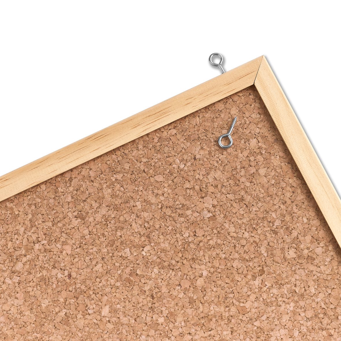 zeller-present-office-pinboard-kork-kiefer-holzrahmen image 2