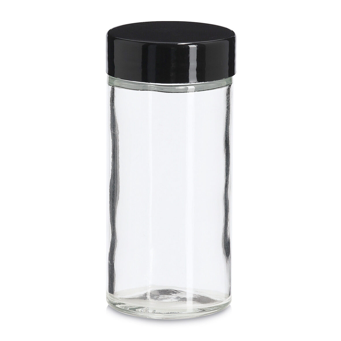 zeller-k-che-gew-rzglas-90-ml-schwarz-mit-streueinsatz image 1
