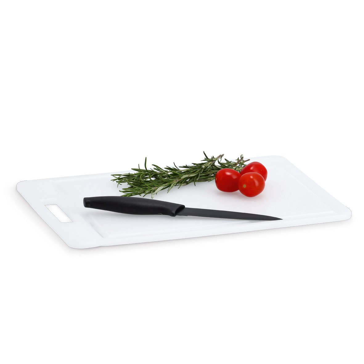 zeller-present-k-che-schneidebrett-kunststoff-wei-mit-saftrille image 4