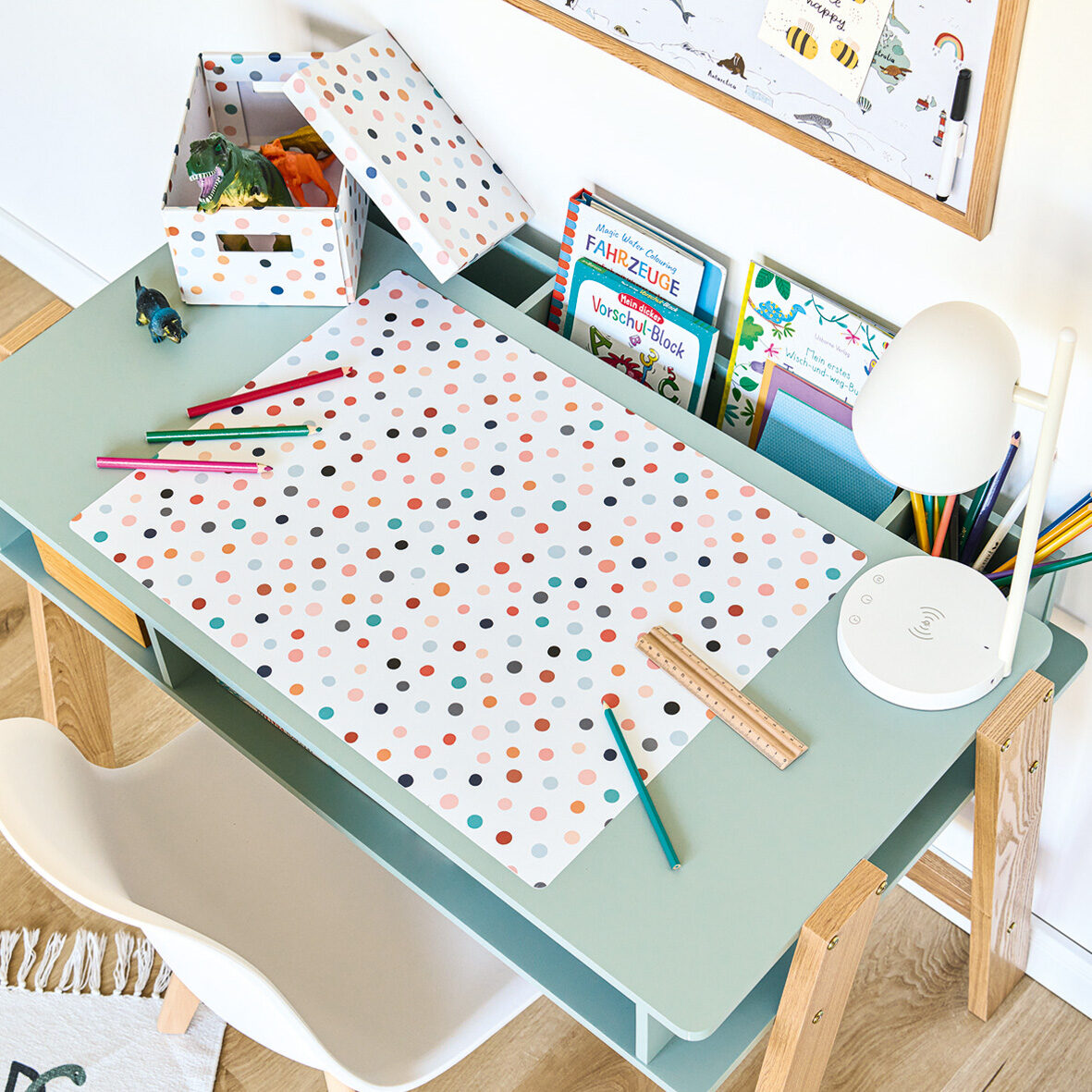 zeller-present-office-bastelunterlage-dots-kunststoff-abwischbar image 4