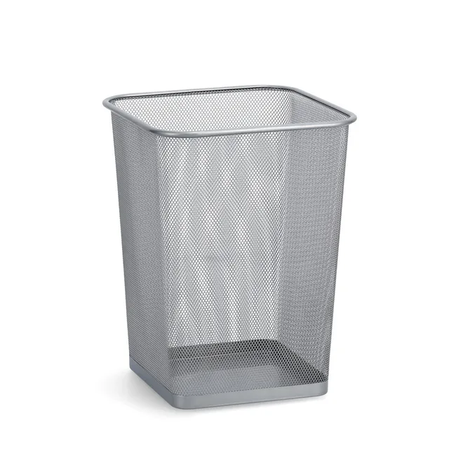 zeller-present-papierkorb-eckig-mesh-drahtmetall image 1