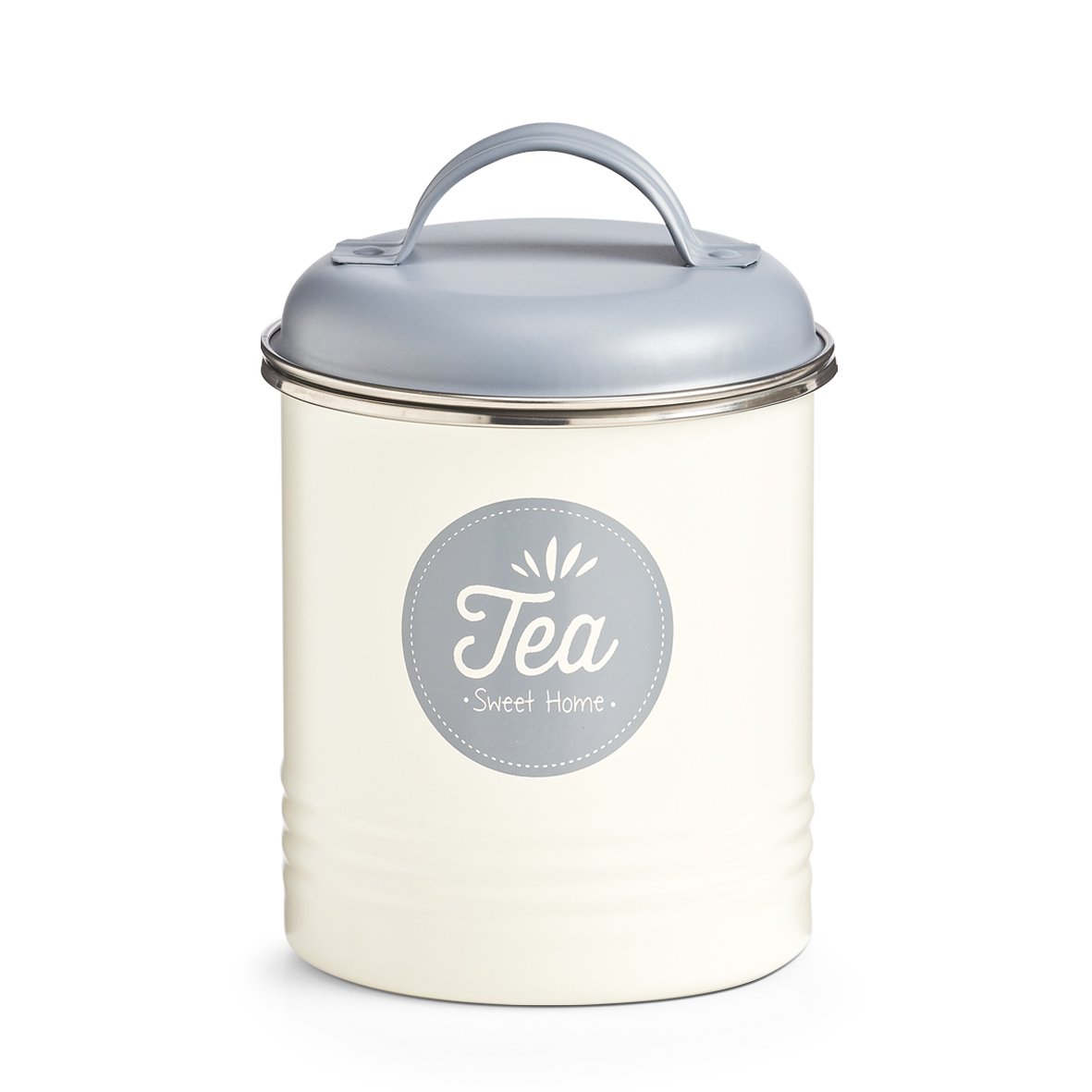 zeller-present-k-che-vorratsdose-tea-metall-creme image 1