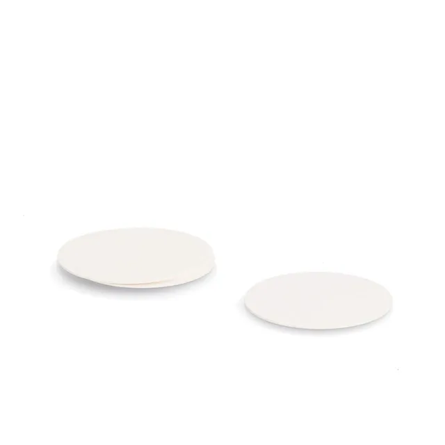 zeller-present-table-glasuntersetzer-kunstleder-wei-4er-set image 1