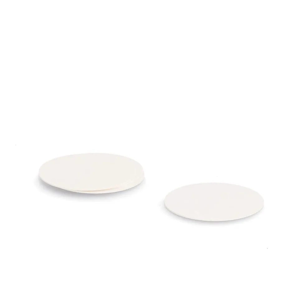 zeller-present-table-glasuntersetzer-kunstleder-wei-4er-set image 1