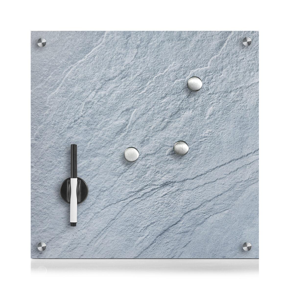 zeller-present-office-memoboard-schiefer-glas-grau-magnetisch image 1