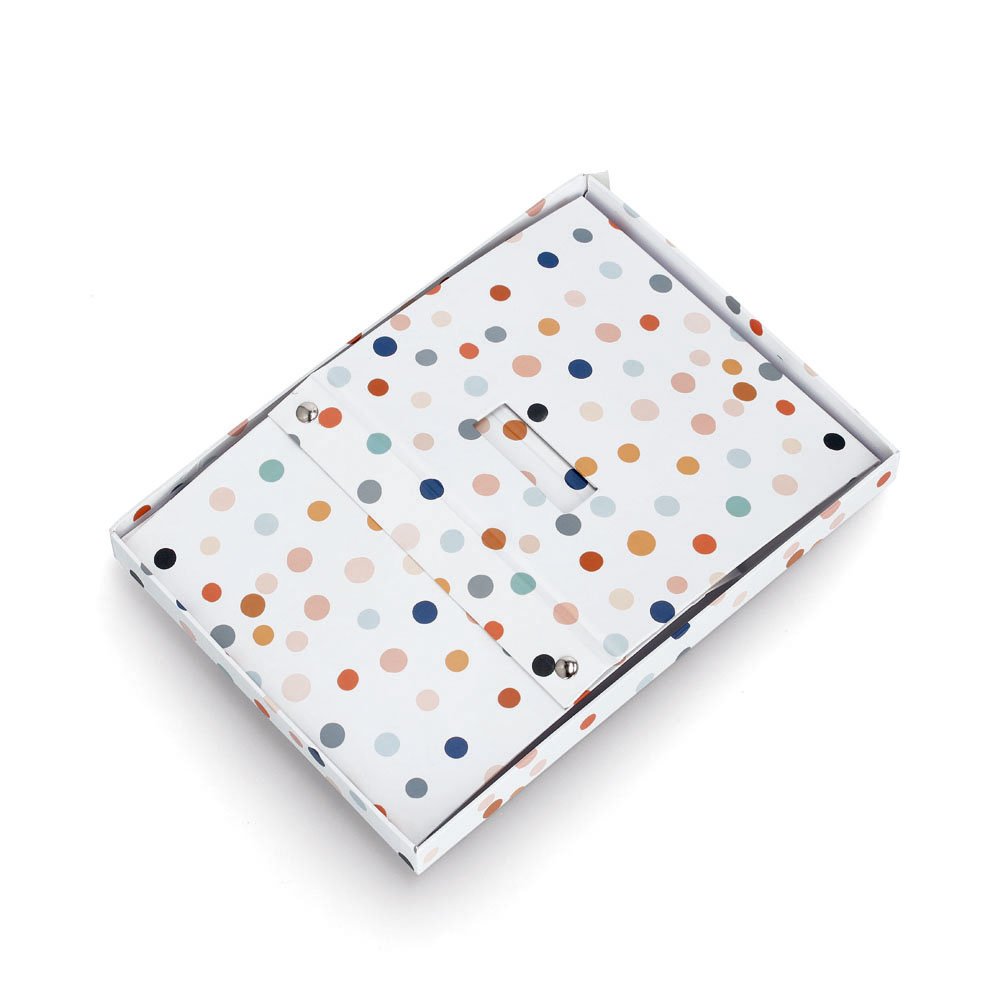 zeller-present-home-aufbewahrungsbox-dots-karton-mit-griff image 3