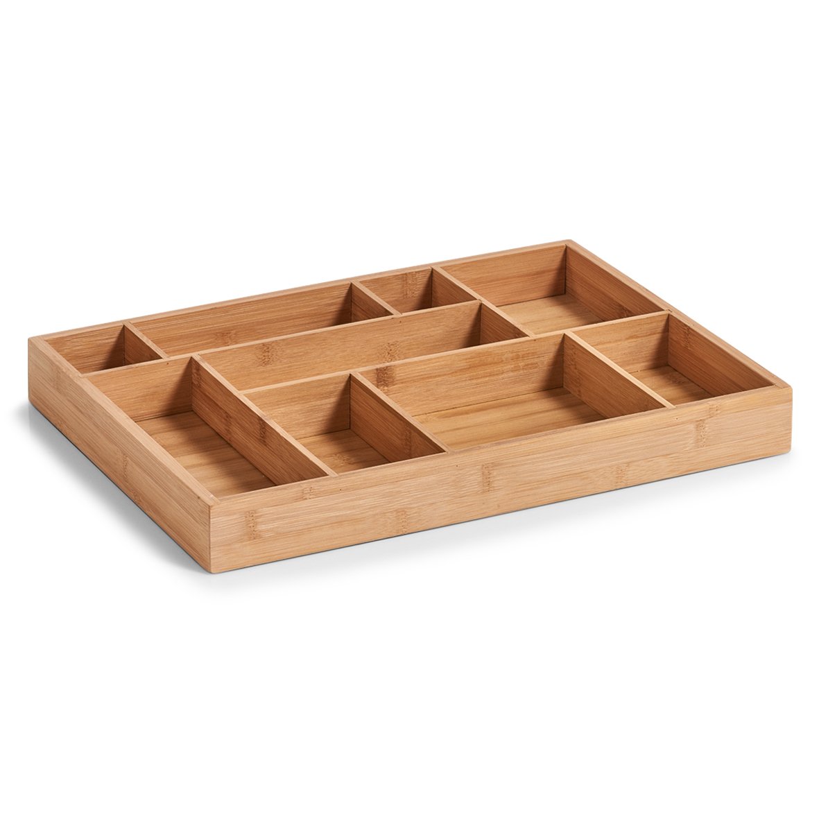 zeller-present-home-living-schubladen-organizer-bambus-9-f-cher image 1
